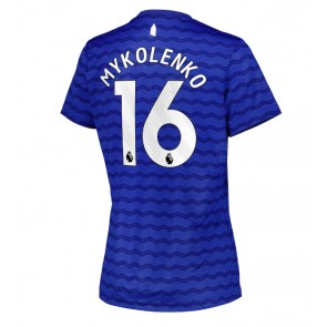 Everton Vitaliy Mykolenko #16 Hjemmebanetrøje Dame 2025-26 Kortærmet